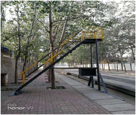 自制取樣平臺(tái) 保證工作安全7