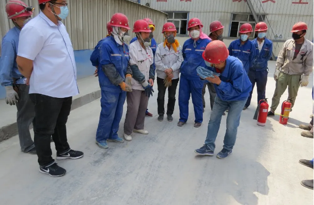 黃驊三陽(yáng)公司組織開(kāi)展火災(zāi)消防應(yīng)急演練3