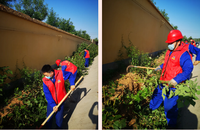 清理衛(wèi)生 美化環(huán)境——重山光電黨支部開展志愿服務活動80