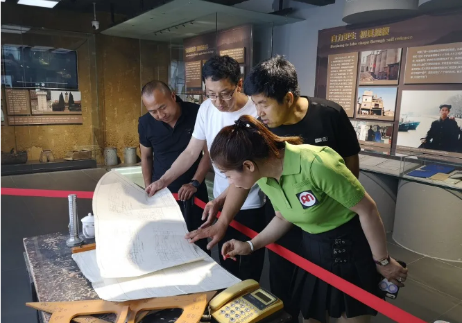 濟(jì)南泉鑫建材、東營(yíng)恒泰市政到集團(tuán)參觀考察96