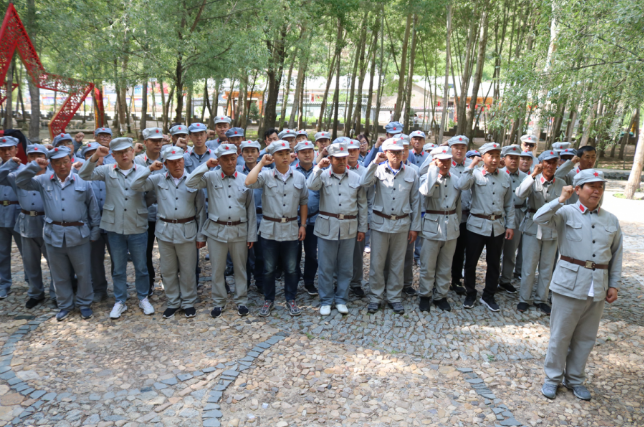 魯蒙水泥黨支部開展 “重走總書記路線 重溫總書記指示”主題黨日活動2