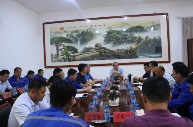 集團發(fā)展促進委員會到魯蒙公司和黃驊三陽公司考察調研83